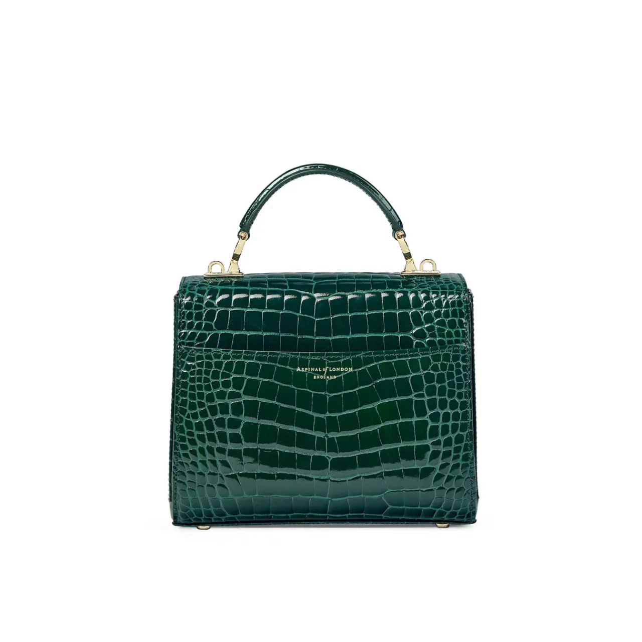 Outlet Mayfair® Patent-Croc Midi Crossbody Bag Women Crossbody Bags