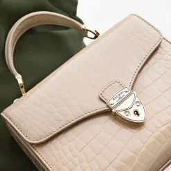 Best Mayfair® Patent-Croc Midi Crossbody Bag Women Crossbody Bags