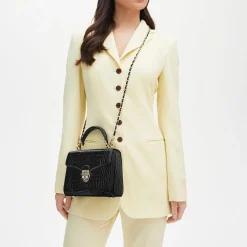 Sale Mayfair® Patent-Croc Midi Crossbody Bag Women Crossbody Bags|Top Handle Bags