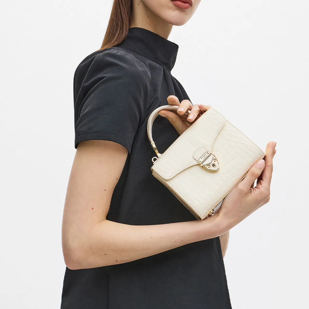 Outlet Mayfair® Patent-Croc Mini Crossbody Bag Women Crossbody Bags