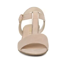 Outlet Mead Suede T-Bar Sandals Women Heels