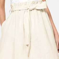 Outlet Meg Linen Flared Skirt Women Skirts