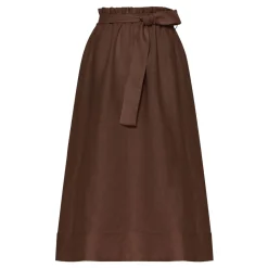 Sale Meg Linen Flared Skirt Women Skirts