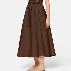Sale Meg Linen Flared Skirt Women Skirts