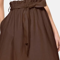 Sale Meg Linen Flared Skirt Women Skirts