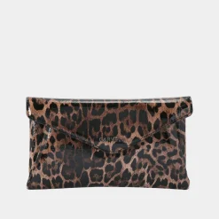Online Megan Leopard Print Envelope Clutch Women Clutch Bags