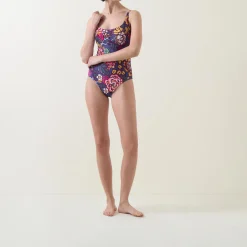 Best Melia Bloom Print One-Piece Swimsuit Women Swimwear & Beachwear