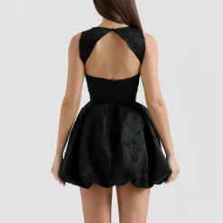 Clearance Melika Backless Embroidered Mini Dress Women Dresses