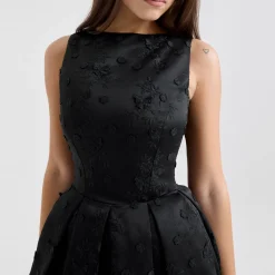 Clearance Melika Backless Embroidered Mini Dress Women Dresses
