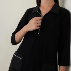 Outlet Memory Cocoon Shirt Dress Women Dresses