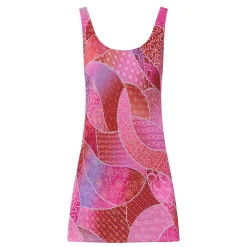 Clearance Menna Ibiza Night Sunset Mini Dress Women Dresses