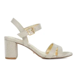 New Merisa Glitter Block Heels Women Heels