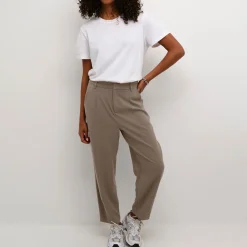 Hot Merle High-Rise Cropped Tapered Trousers Women Trousers & Shorts