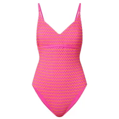 Discount Mesh Effect One-Piece Swimsuit Women Swimwear & Beachwear