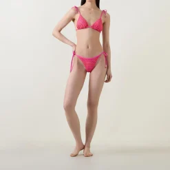 Best Mesh Effect Triangle Bikini Top Women Swimwear & Beachwear