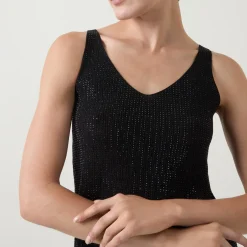 Clearance Metallic Knit Cami Women Sweaters & Cardigans