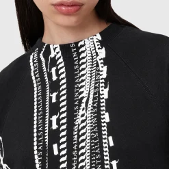 Hot Metallo Chain Logo Sweatshirt Women Sweatshirts & Hoodies
