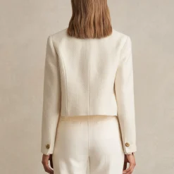 Best Mia Double-Breasted Cropped Blazer Women Coats & Jackets