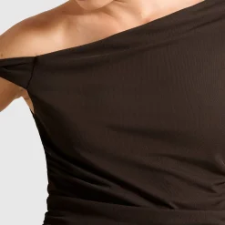 Online Mia Mesh Ruched Top Women Tops