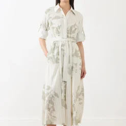 Sale Miccia Floral Shirt Dress Women Tops