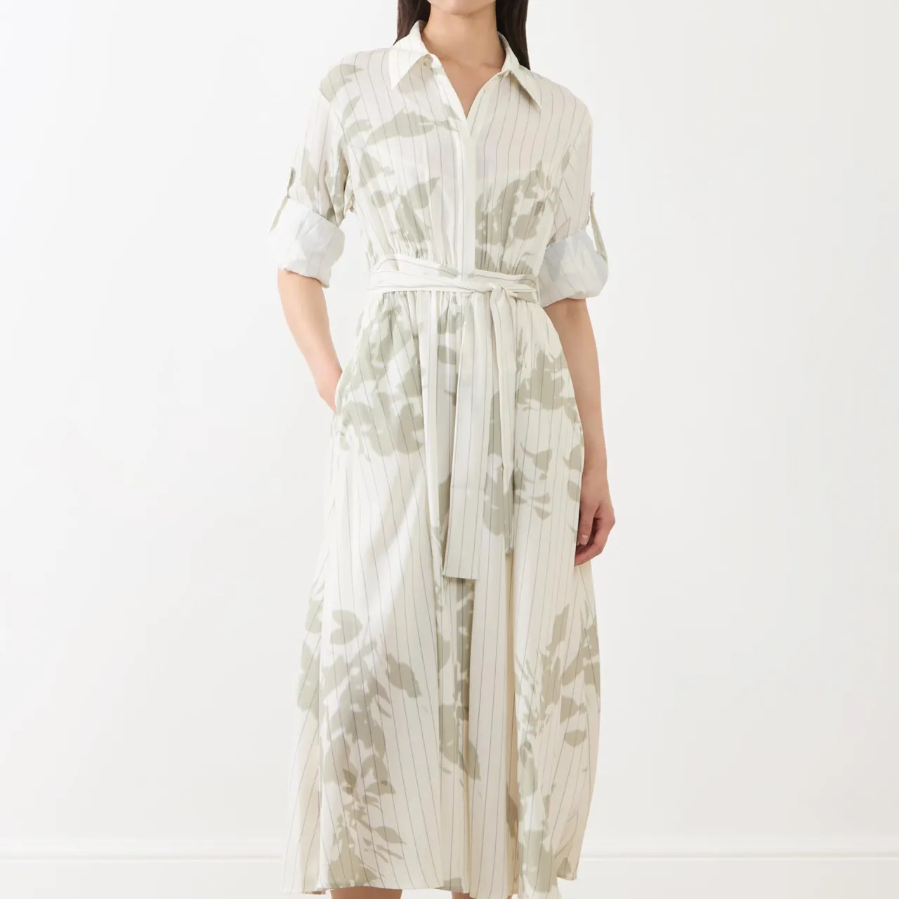 Sale Miccia Floral Shirt Dress Women Tops
