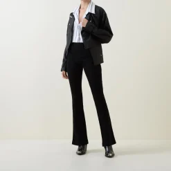 Discount Mid-Rise Flared Jeans Women Leggings
