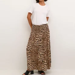 Sale Mid-Rise Leopard Skirt Women Skirts