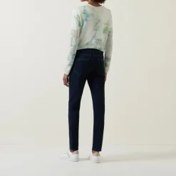 Best Mid-Rise Slim Leg Jeans Women Denim