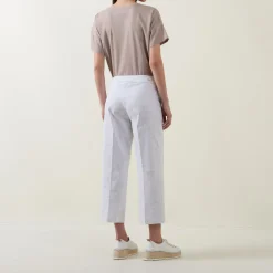 Clearance Mid-Rise Straight Leg Cropped Trousers Women Trousers & Shorts