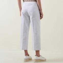 Clearance Mid-Rise Straight Leg Cropped Trousers Women Trousers & Shorts