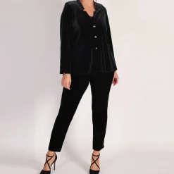 Clearance Mid-Rise Straight Leg Trousers Women Trousers & Shorts