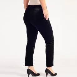 Clearance Mid-Rise Straight Leg Trousers Women Trousers & Shorts
