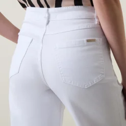 Mid-Rise Wide Leg Jeans Women Denim