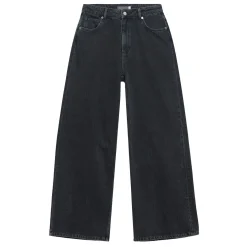 Hot Mid-Rise Wide Leg Jeans Women Denim