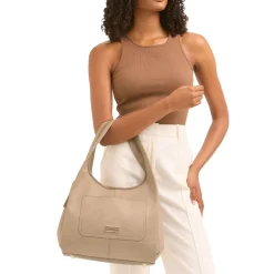 Sale Milano Faux Suede Shoulder Bag Women Shoulder Bags