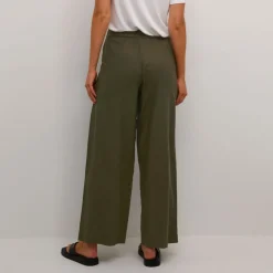 Clearance Milia Mid-Rise Wide Leg Trousers Women Trousers & Shorts