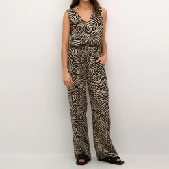 Hot Milia Printed Mid-Rise Wide-Leg Trousers Women Trousers & Shorts