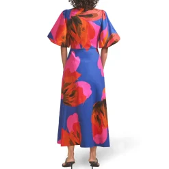 Mina Floral Flared Dress Women Dresses