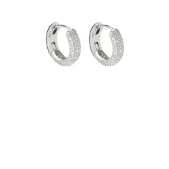 Sale Mini Pavé Huggie Earrings Women Earrings