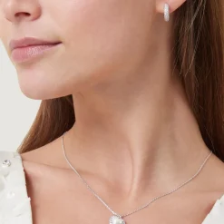 Sale Mini Pavé Huggie Earrings Women Earrings