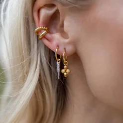 Sale Mini Pavé Spike Charm Earrings Women Earrings