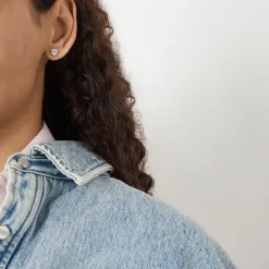 Clearance Mini Tri-Prong Stud Earrings Women Earrings