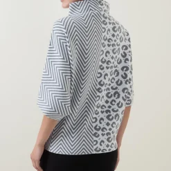 Sale Mixed Print Blouse Women Tops