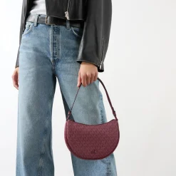 Clearance MK Logo Small Saddle Shoulder Bag Women Shoulder Bags