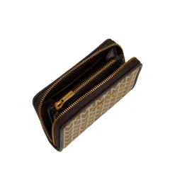 Online MK Logo Zip Around Wallet Women Wallets