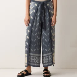 Best Modern Shibori Wrap Trousers Women Trousers & Shorts