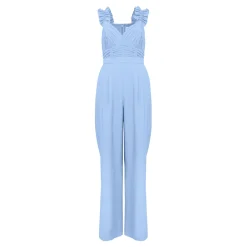 Best Moira Ruffle Wide Leg Jumpsuit Women Jumpsuits