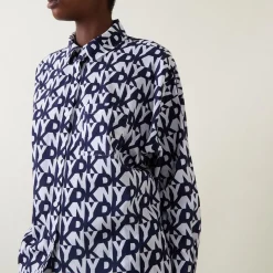 Hot Monogram Logo Print Pyjama Set Women Sleepwear