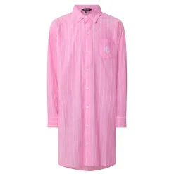 Clearance Monogram Logo Striped Night Dress Women Sleepwear