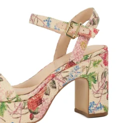 Online Monotone Block Heel Sandal Women Heels